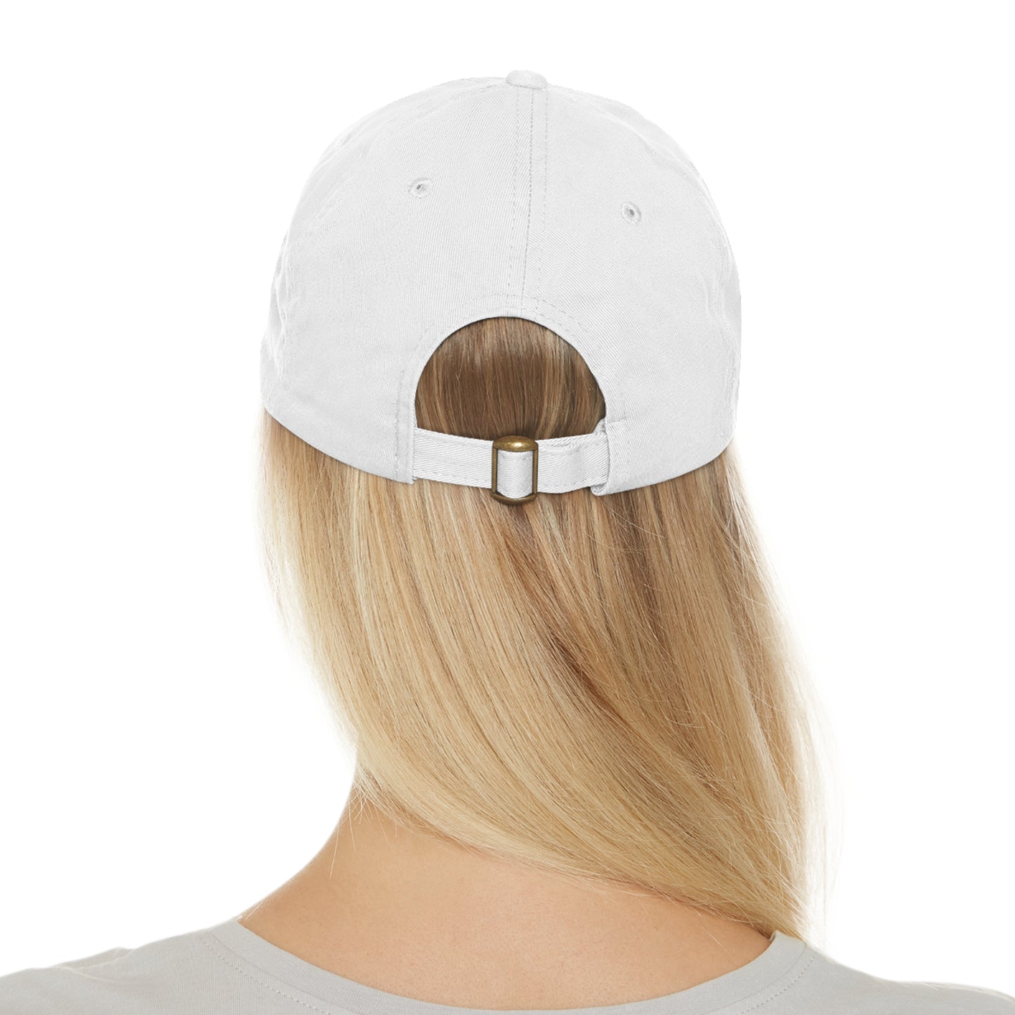 Trap open Hat with Leather Patch (Rectangle)