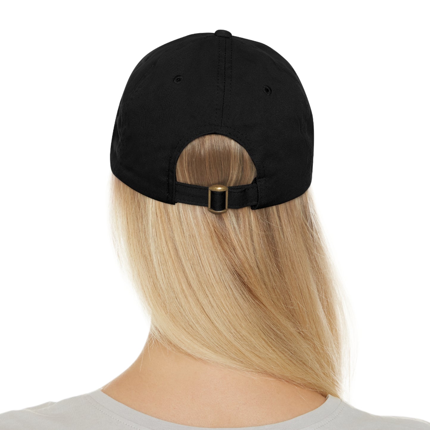 Snow Sales Hat with Leather Patch (Rectangle)