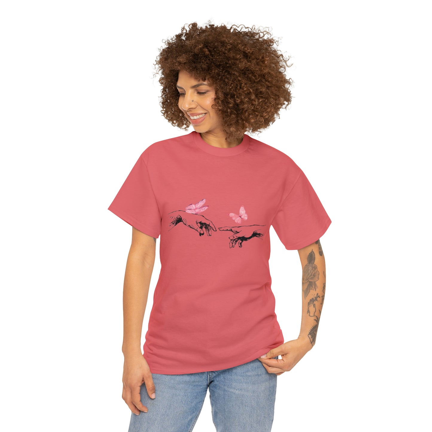 Butterflies women's Heavy Cotton Tee