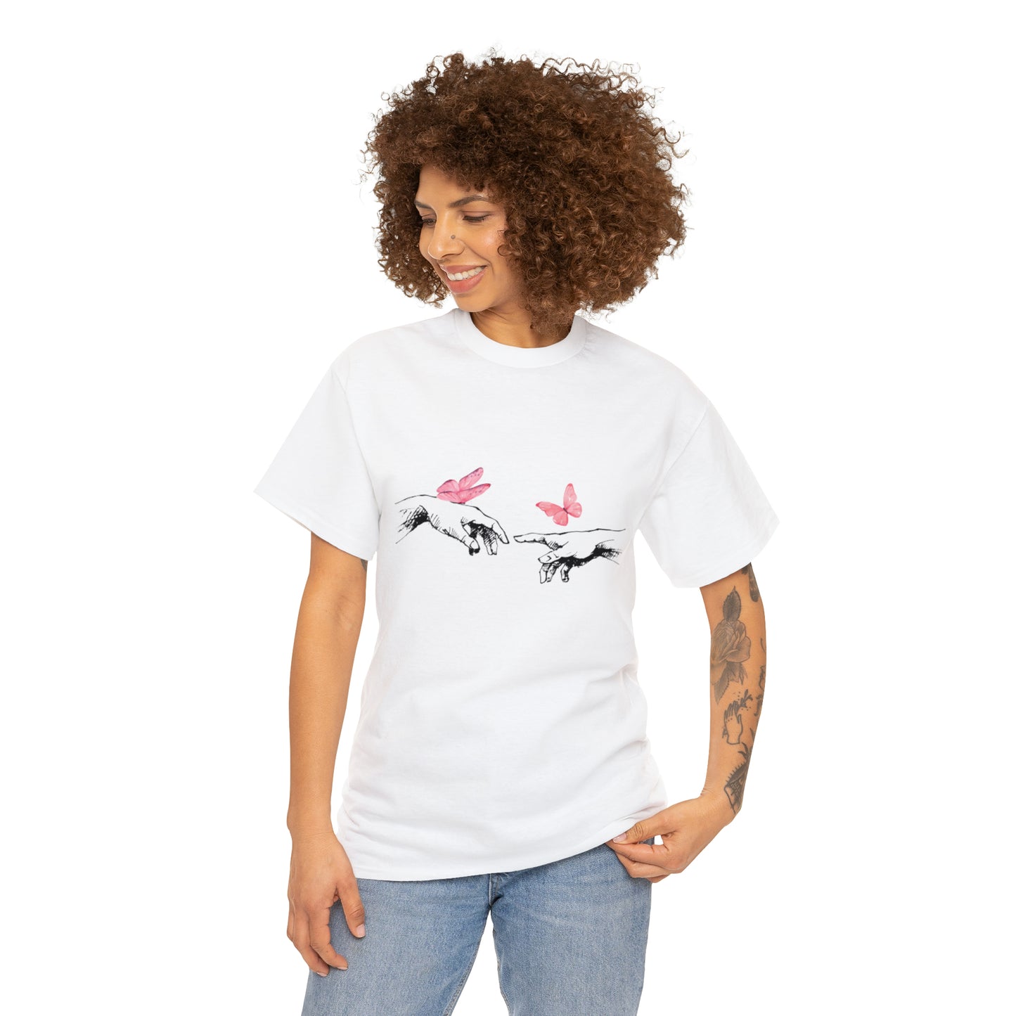 Butterflies women's Heavy Cotton Tee