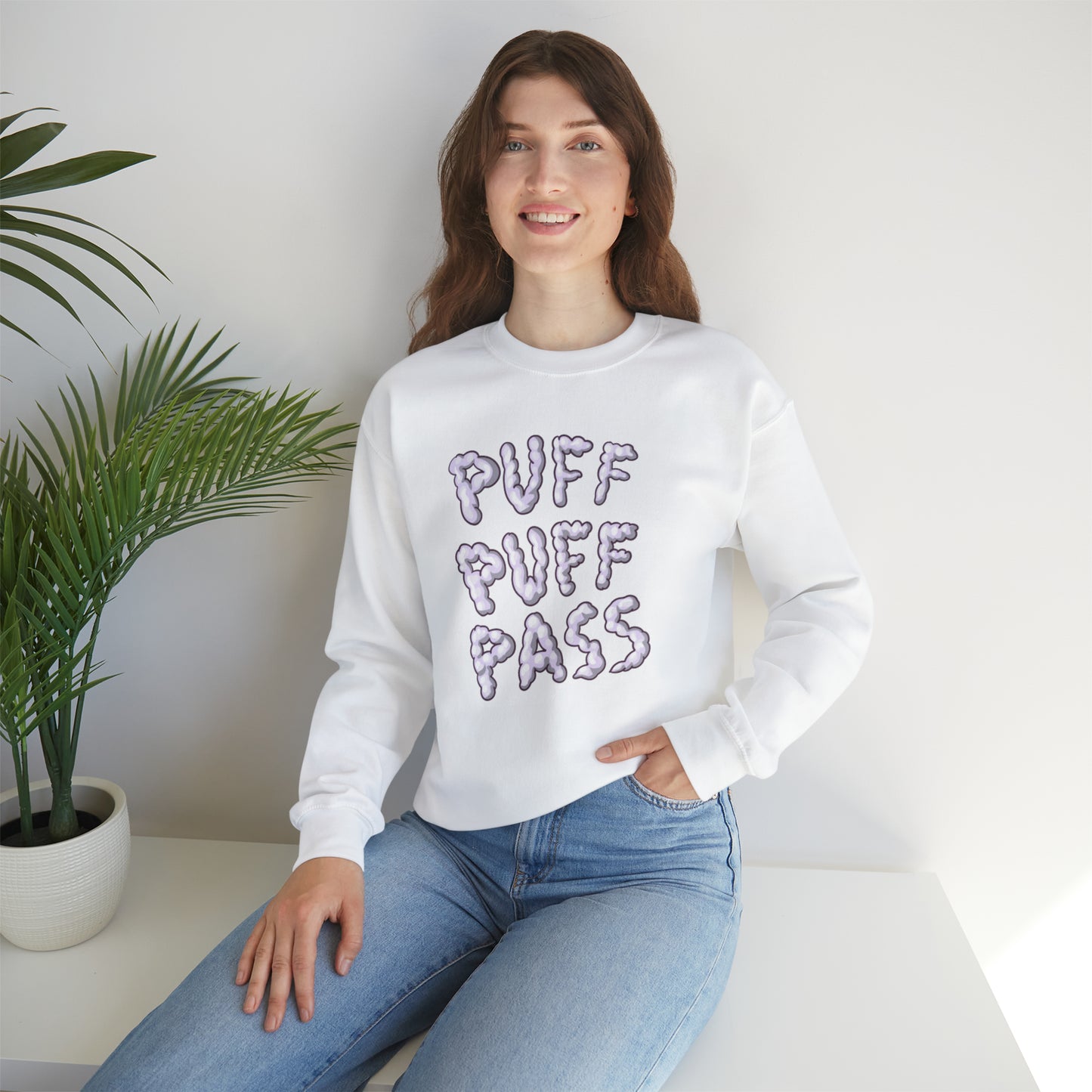 Puff Puff Pass Crewneck Sweatshirt