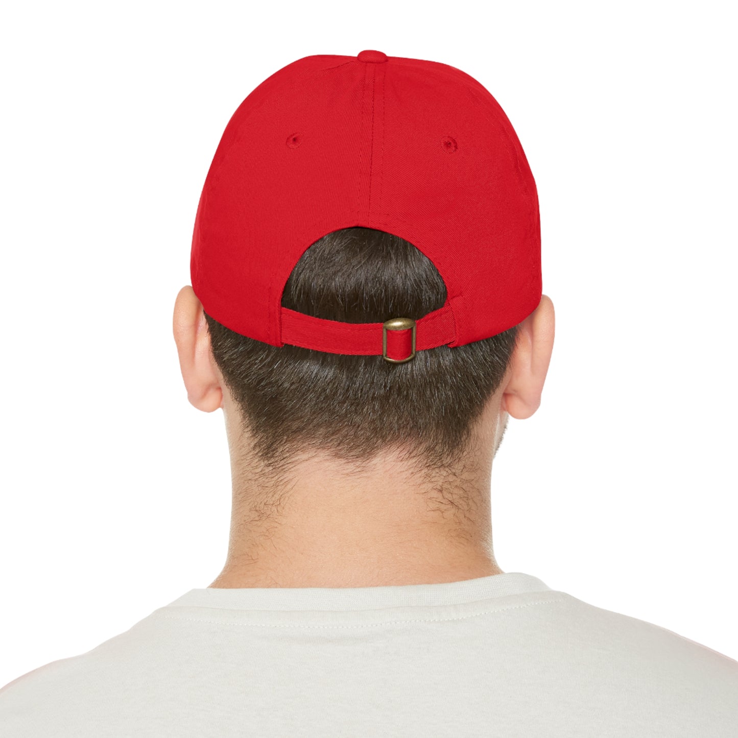 Trap open Hat with Leather Patch (Rectangle)