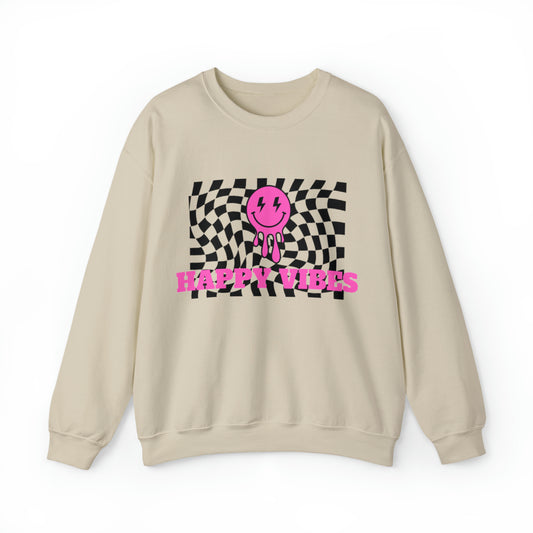 Happy Vibes Crewneck Sweatshirt