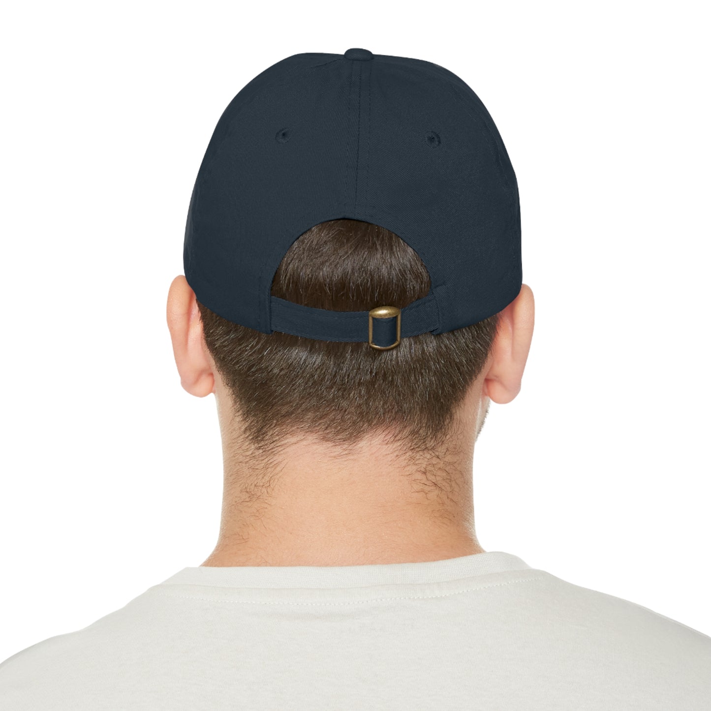 Trap open Hat with Leather Patch (Rectangle)