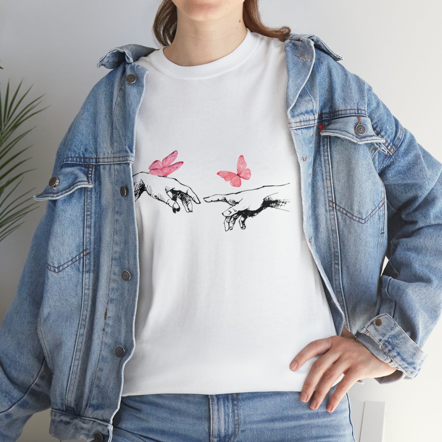 Butterflies women's Heavy Cotton Tee