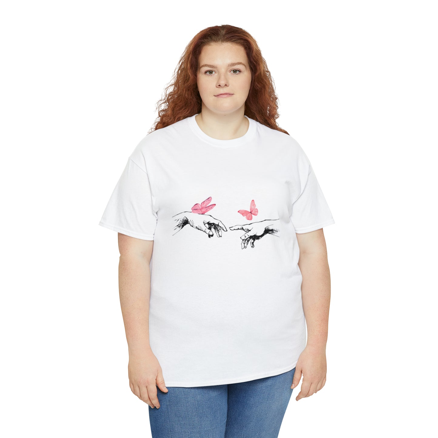 Butterflies women's Heavy Cotton Tee