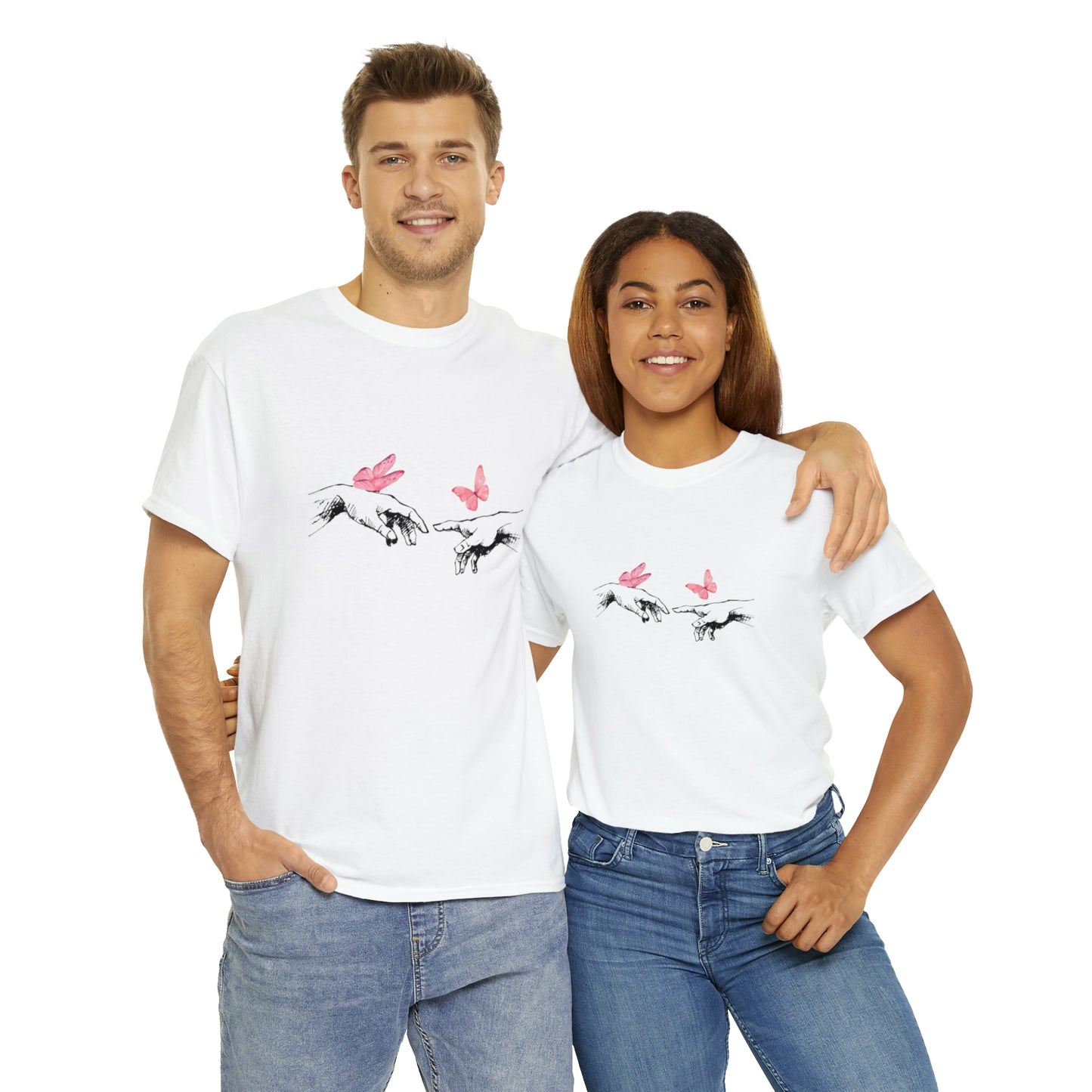 Butterflies women's Heavy Cotton Tee