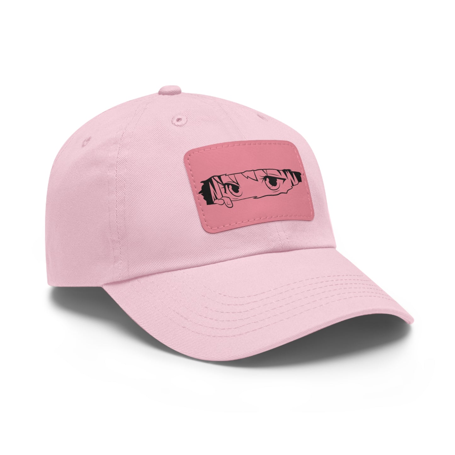 Anime Girl Hat with Leather Patch (Rectangle)