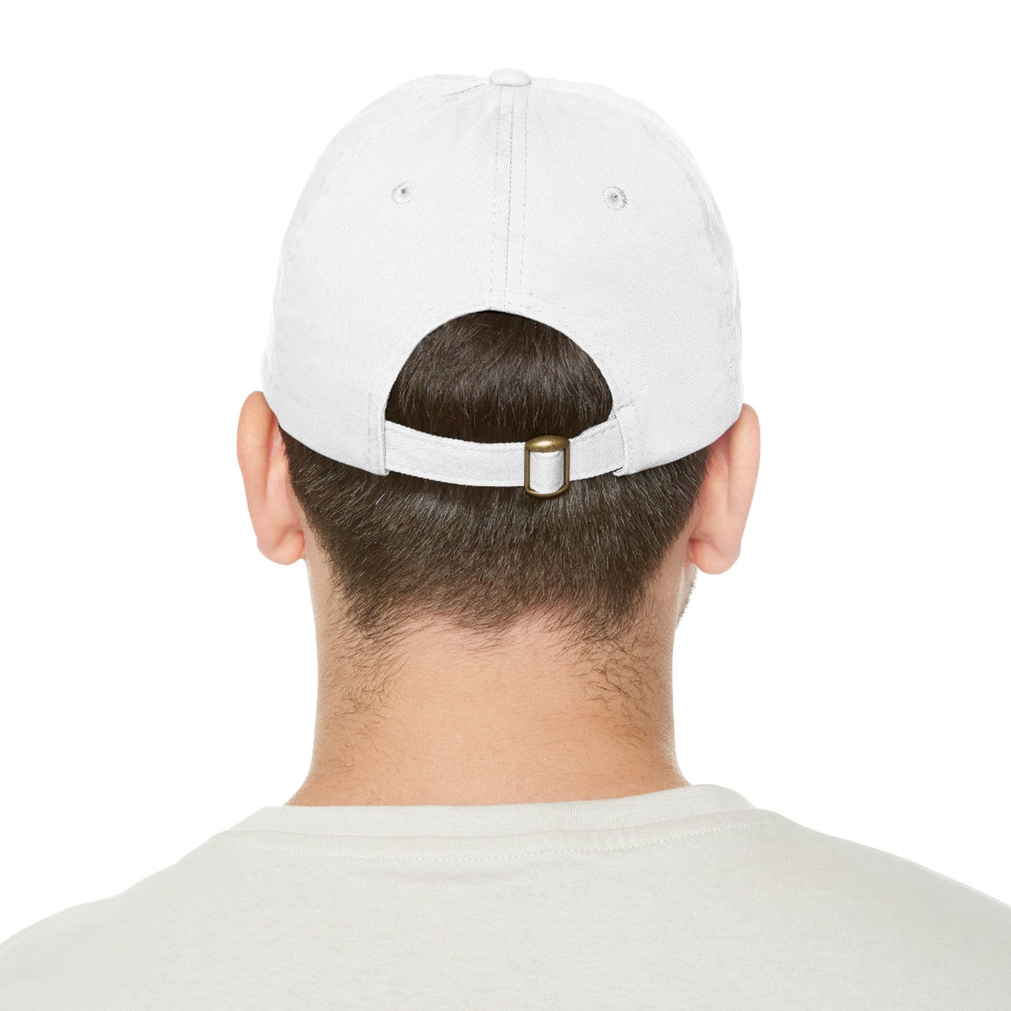 Trap open Hat with Leather Patch (Rectangle)