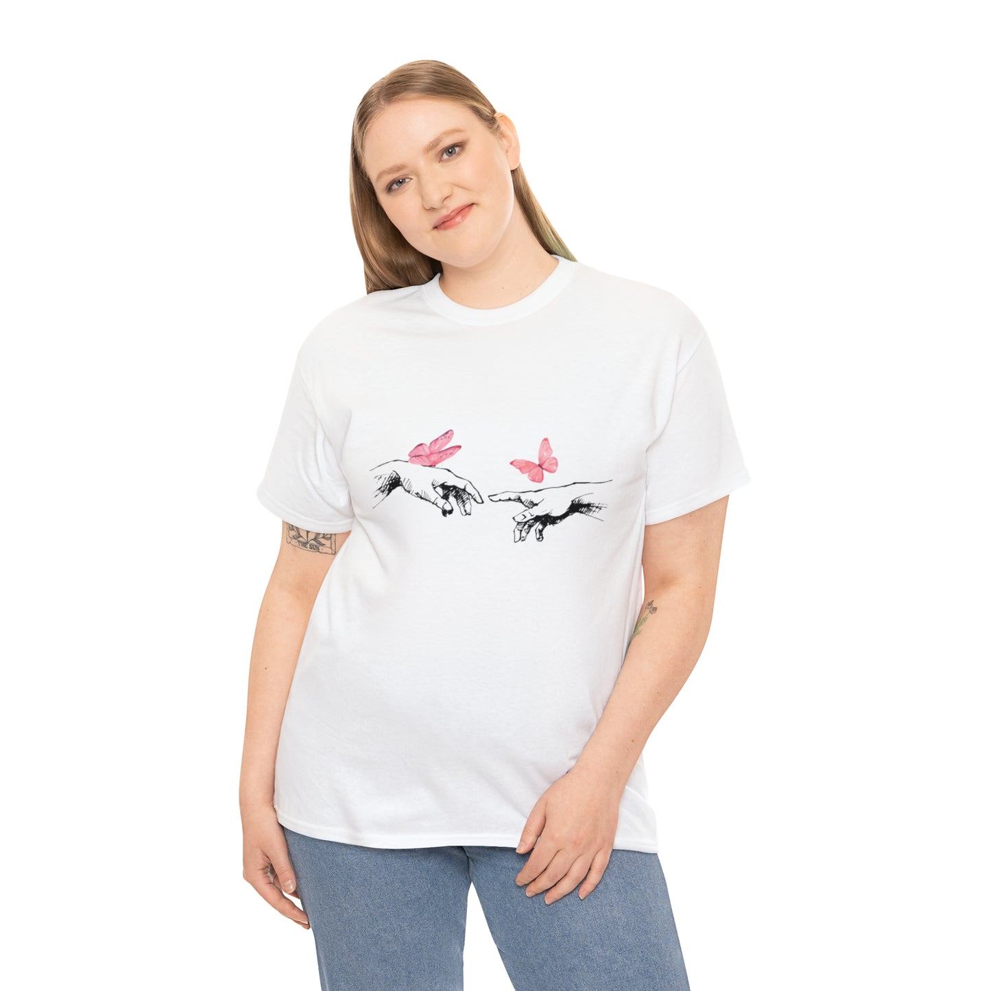 Butterflies women's Heavy Cotton Tee